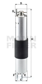 Фото 3 - Топливный фильтр MANN WK 532/1