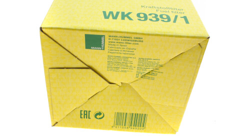Фото 2 - Паливний фільтр MANN WK 939/1 (WK9391)