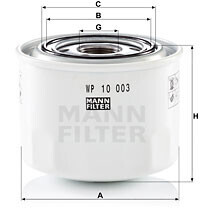 Фото 2 - Масляный фильтр MANN WP10003