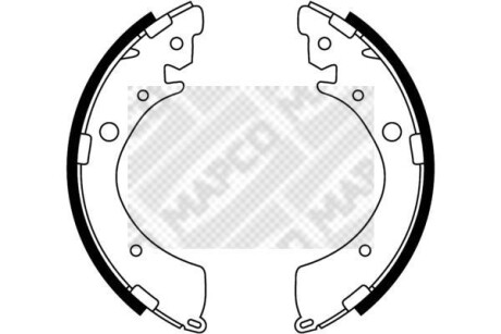 Комплект тормозных колодок - (43153S2G951, 43153S2H003, 43153SA5003) MAPCO 8503