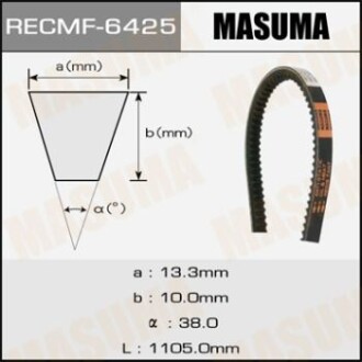 Ремень клиновой рк., 13x1105 мм - (11720VB510, 1172022J00, 9934201095) MASUMA 6425