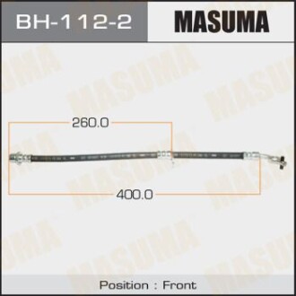 Шланг тормозной (BH-112-2) - MASUMA BH1122