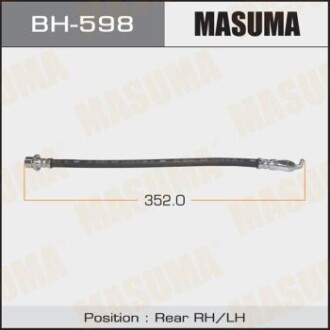 Шланг гальмівний (BH-598) - (9094702F37) MASUMA BH598