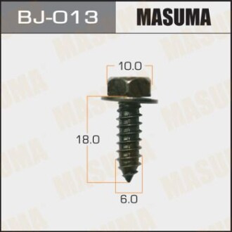 Саморез 6x18 мм (комплект 10 шт) Mitsubishi (BJ-013) - MASUMA BJ013