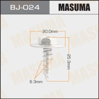 Саморез 6.3x25.3 мм (комплект 10 шт) Toyota (BJ-024) - (9015960383) MASUMA BJ024