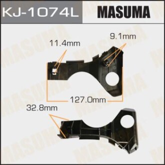 Кронштейн бампера переднього лівий Toyota Corolla (02-07) (KJ-1074L) - MASUMA KJ1074L