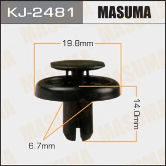 Клипса - (90467T0050, 9046707215) MASUMA KJ2481