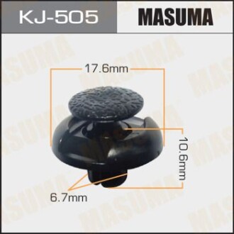 Клипса d=6,5mm L=7mm - MASUMA KJ505