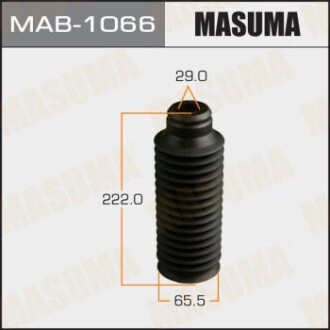 Пильовик амортизатора переднього (пластик) Honda Fit (02-07), Jazz (02-) (MAB-1066) - MASUMA MAB1066