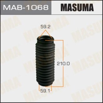 Пильовик амортизатора переднього (пластик) Honda Civic (06-10) (MAB-1068) - MASUMA MAB1068