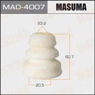 Отбойник амортизатора 20.5x23.2x60.7, MAZDA 6, MAZDA 6 WAGON / GJ, GY - MASUMA MAD4007