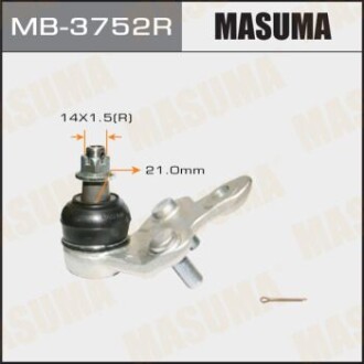 Опора шаровая передн нижн TOYOTA CAMRY, HARRIER/ MCU3#, ACU3#/ RH (MB-3752R) - MASUMA MB3752R