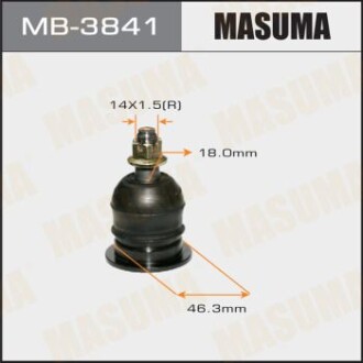 Опора шаровая переднего верхнего рычага Lexus GX460/ Toyota Land Cruiser (07-) (MB-3841) - MASUMA MB3841