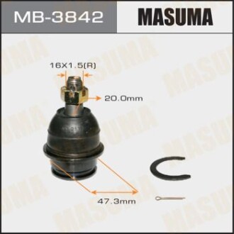 Опора шаровая переднего нижнего рычага Lexus GX470/ Toyota Land Cruiser Prado (02-09) (MB-3842) - MASUMA MB3842