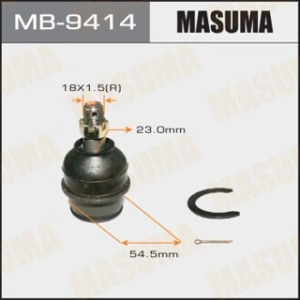 Опора шаровая переднего нижнего рычага Lexus LX570/ Toyota Land Cruiser, Sequoia, Tundra (07-) (MB-9414) - MASUMA MB9414