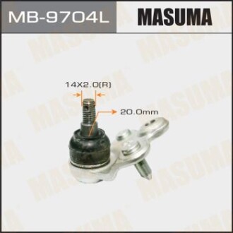 Опора шаровая (MB-9704L) - MASUMA MB9704L