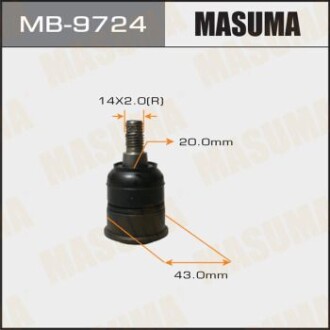 Опора кульова нижня Honda Accord (13-) (MB-9724) - (51220T2A305, 51210S6MA00, 51215S6MA00) MASUMA MB9724