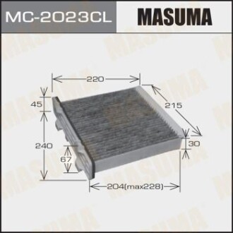 Фильтр салона (MC-2023CL) - (7803A027, MR500057) MASUMA MC2023CL