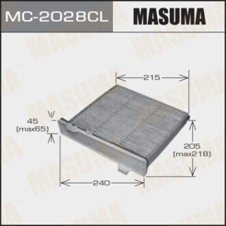 Фильтр салона угольный MITSUBISHI PAJERO 2000-2006 - MASUMA MC2028CL