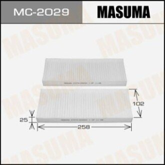 Фильтр салона (2 шт.) NISSAN NP300 NAVARA (15-20), NISSAN PATHFINDER IV (12-17) - MASUMA MC2029