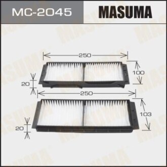 Фильтр салона MAZDA 5 (05-10), MAZDA 3 (03-09) (MC-2045) - MASUMA MC2045