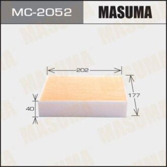 Фильтр салона MITSUBISHI COLT 2004 (MC-2052) - (mr958016, ts200003, fr958016) MASUMA MC2052