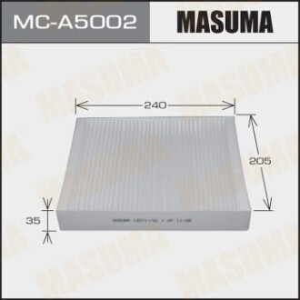 Фільтр салону AC9205 CHEVROLET/ CRUZE/ V1600V1800V2000 09- (MC-A5002) - MASUMA MCA5002