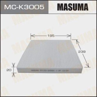 Фільтр салону AC0163 HYUNDAI / ELANTRA / V1600 V2000 06-09 (MC-K3005) - MASUMA MCK3005