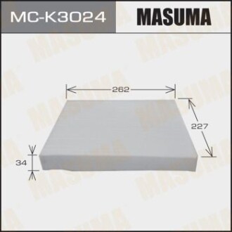 Фильтр салона KIA/ HYUNDAI/ V2000, V2700 07- (MC-K3024) - MASUMA MCK3024