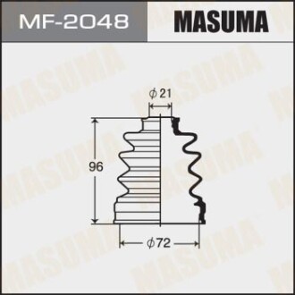 Пыльник ШРУСа SUBARU OUTBACK (BR) 2.5 i AWD (13-18), SUBARU FORESTER (08-13) (MF-2048) - (23222GA140, 4411853B10, 443887119) MASUMA MF2048