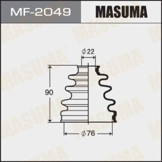 Пыльник ШРУСа наружного Honda CR-V (07-12) (MF-2049) - MASUMA MF2049