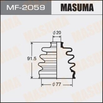 Пильовик ШРКШ зовнішнього Nissan Primera (-01) (MF-2059) - MASUMA MF2059