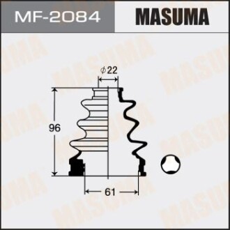 Пильовик ШРКШ внутрішнього Toyota Auris (06-09), Corolla (00-06), Prius (09-11) (MF-2084) - MASUMA MF2084