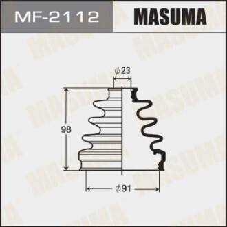 Пыльник ШРУСа HONDA CR-V III (06-14), HONDA FR-V (04-10), HONDA ACCORD VII (MF-2112) - (44333SM1A02, 44018SS0N00, 44018SS0N01) MASUMA MF2112