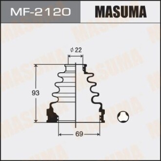 Пильовик ШРКШ внутрішнього Toyota Corolla (00-06), RAV 4 (00-05) (MF-2120) - (0443812230, 0443812220, 0443817012) MASUMA MF2120