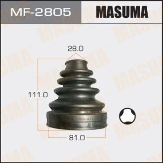 Пильовик ШРКШ внутрішнього Toyota FJ Cruiser (06-09), Land Cruiser Prado (02-09) (MF-2805) - (0442760141, 0442760131, 0443760042) MASUMA MF2805