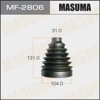 Пильовик ШРКШ (пластик) + спецхомут Toyota FJ Cruiser (06-09), Land Cruiser Prado (02-) (MF-2806) - MASUMA MF2806