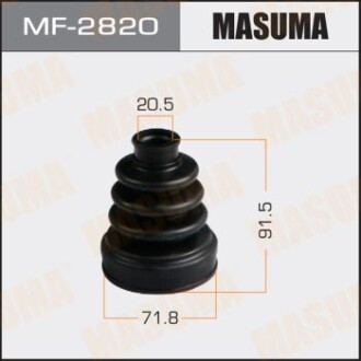 Пильовик ШРКШ зовнішній Subaru Forester (01-12), Impreza (00-14), Legacy (03-14) (MF-2820) - (0443887110, 0443887203, 0443887206) MASUMA MF2820