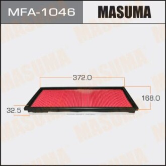 Фильтр воздушный ПропиткаSUZUKI GRAND_VITARA II (MFA-1046) - (16546AA07A, AY120FJ001, 16546AA070) MASUMA MFA1046