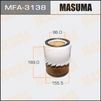 Фильтр воздушный MITSUBISHI L 200 1996—2008 (MFA-3138) - (ma4604, md620563, 4317380) MASUMA MFA3138