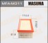 Фільтр повітряний MMC/COLT/Z3#A (MFA-M311) - (1500A045, 1500A050, 1500A094) MASUMA MFAM311 (фото 1)