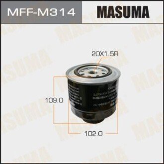 Фильтр топливный MITSUBISHI L200 / KA4T, KB4T (05-) - (1770A012, 1770A374, MZ690441) MASUMA MFFM314