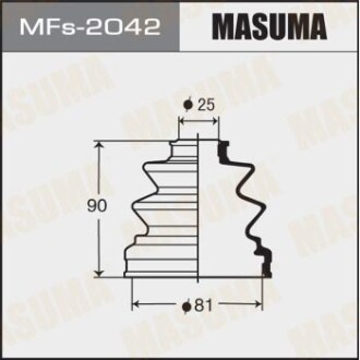 Пыльник ШРУСа внутренний (силикон) Mitsubishi L200 (05-), Pajero (00-06), Pajero Sport (09-) (MFs-2042) - MASUMA MFS2042