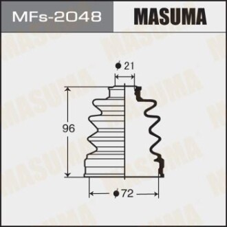 Пыльник ШРУСа (силикон)SUBARU OUTBACK (BR) 2.5 i AWD (13-18), SUBARU FORESTER (08-13) (MFs-2048) - (28023AA130, 28423FE010, 4411954G00) MASUMA MFs2048