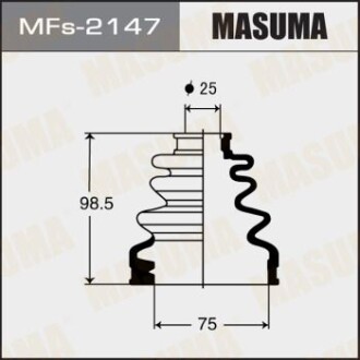 Пыльник ШРУСа (силикон)INFINITI Q70 (Y51) 5.6 AWD (15-20), INFINITI Q50 (03-18) (MFs-2147) - MASUMA MFs2147