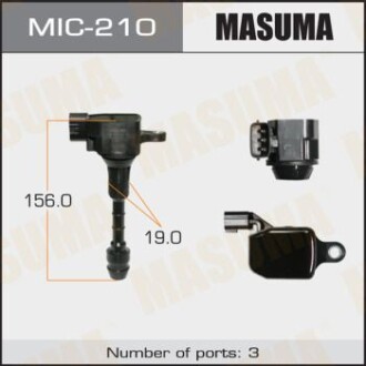 Катушка зажигания (MIC-210) - (224488H315, 22465AL615, 22448AL61C) MASUMA MIC210