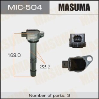 Котушка запалювання (MIC-504) - (30520R40007, 3O52OR4OOO7) MASUMA MIC504