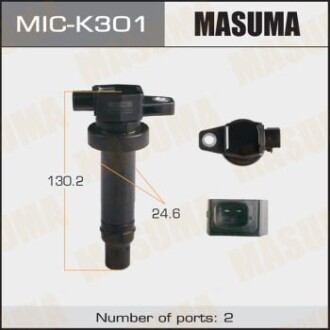 Катушка зажигания Hyundai Elantra, I30 1.4, 1.6 (-12) (MIC-K301) - MASUMA MICK301