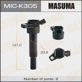 Котушка запалювання Hyundai Creta, Elantra, Sonata, Tucson 2.0 (15-) (MIC-K305) - (273002E000) MASUMA MICK305 (фото 1)