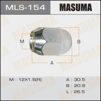 Гайка колеса (MLS-154) - MASUMA MLS154